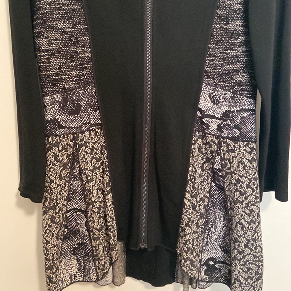 Fleur De Lis Fitted Zip Up Jacket - Picture 3 of 8